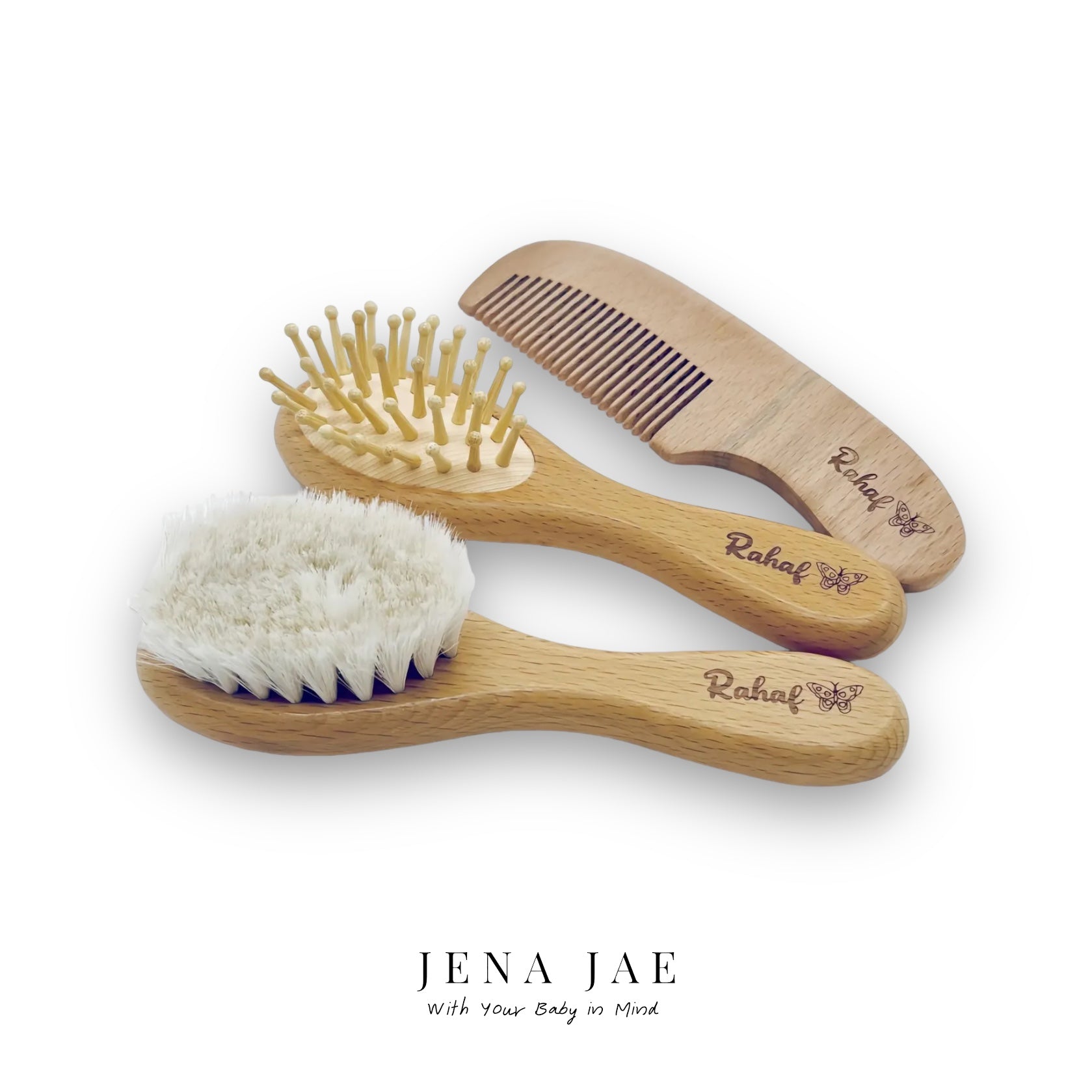 Custom Name Baby Brush and Comb Set