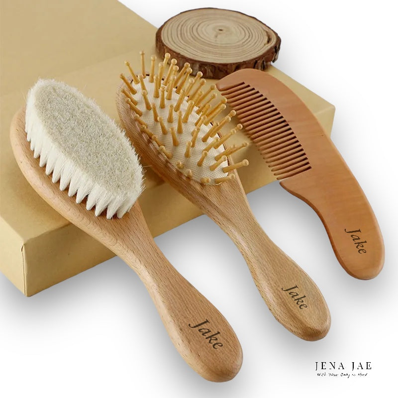 Custom Name Baby Brush and Comb Set