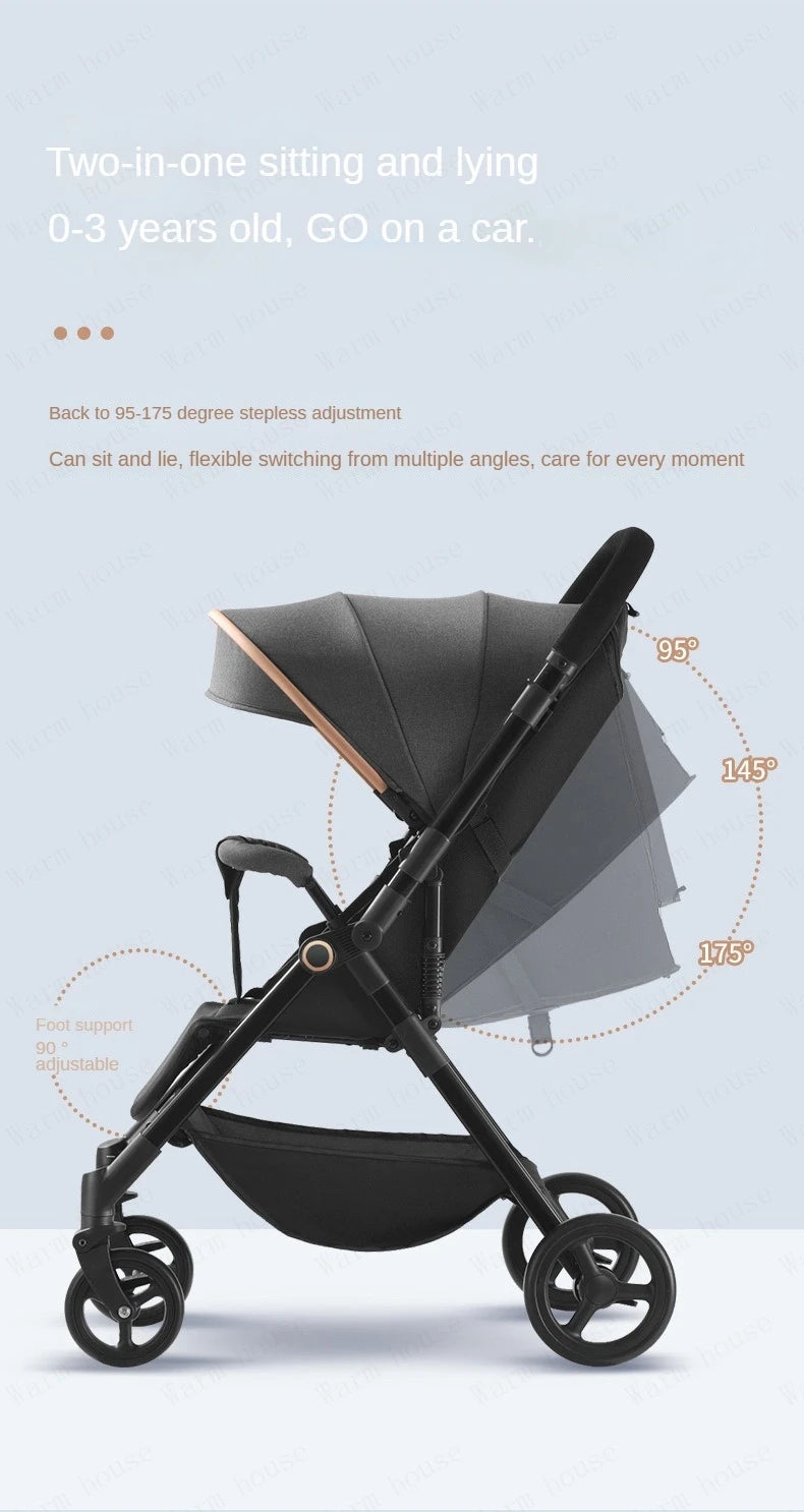 Expandable High Quality Baby Stroller