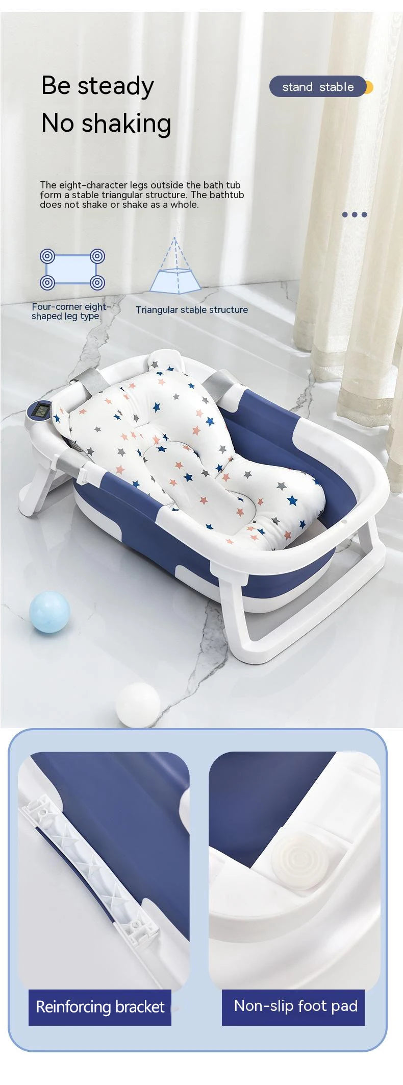 Foldable Baby Bathtub