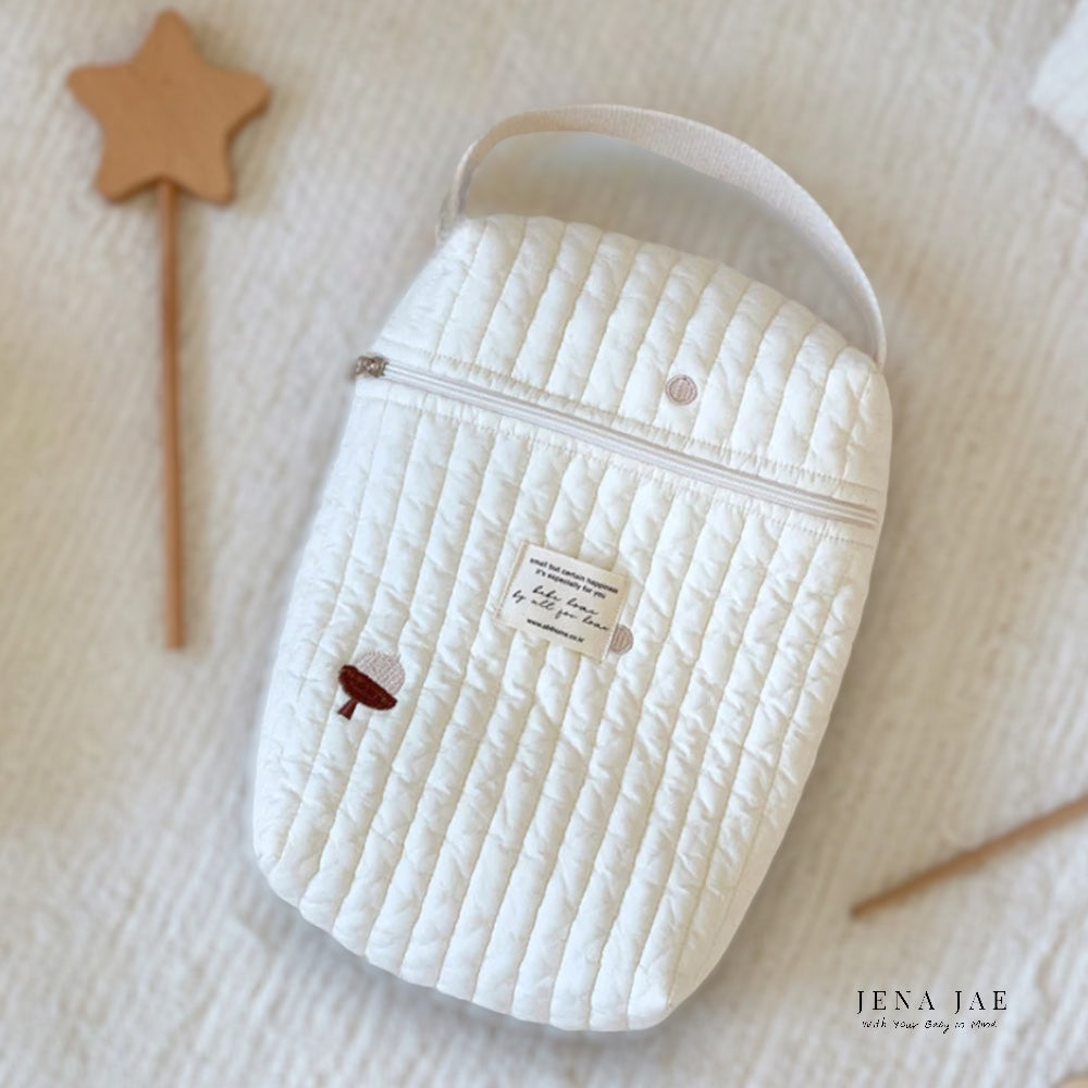 Embroidered Reusable Baby Diaper Bag Organizer