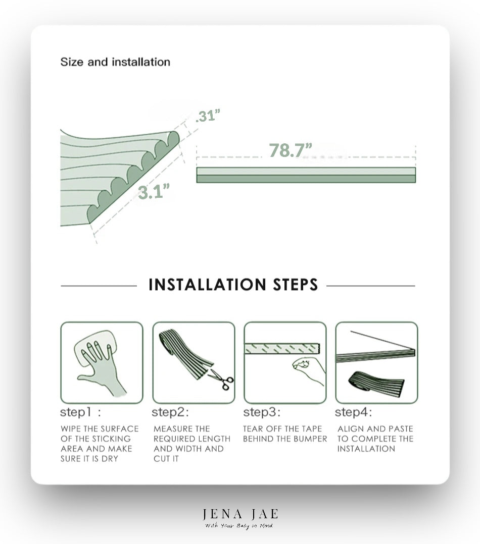 Baby Safety Foam Edge Guard and Corner Protector